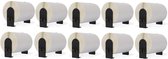 Label tape geschikt voor Brother DK-11247 | 103 x 164 mm | Zwart op Wit - 180 labels per rol - 10 stuks - Geschikt voor: TD-4100N QL-500 QL-550 QL-560 QL-570 QL-580N QL-600 QL-650TD QL-700 QL-710W QL-720NW QL-800 QL-810W QL-820NWB QL-1050 QL-1060N
