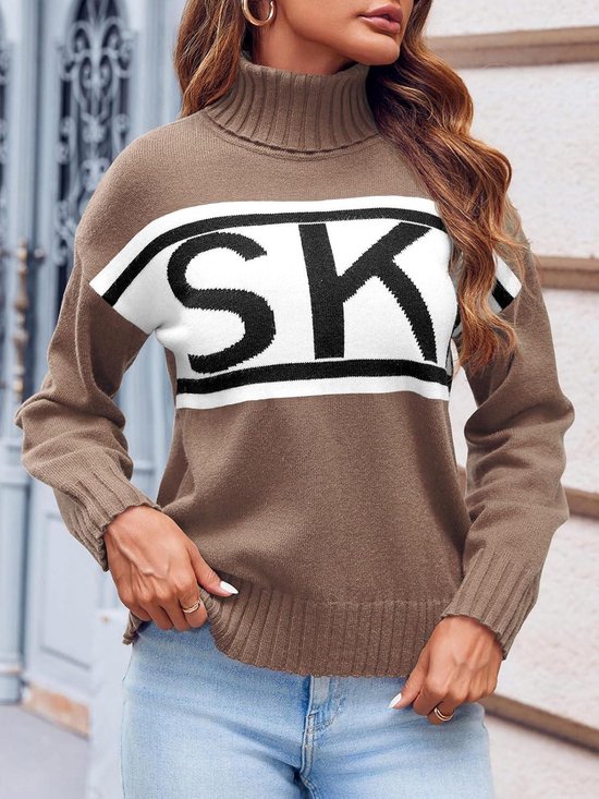 Heren herfst winter vintage gestreepte trui pullover sweatshirt oversized lange mouwen casual trui gebreide trui tops, Rood, L