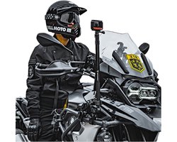 Motor klem Mount 4 Insta360 - Motorcycle Klem Mount 4 Insta360 - Pro Motor kit -Bike Mount for Insta360 - Invisible Carbon Fiber Selfie Stick 1.5m - Motorcycles - Motor bundle 4 Insta360 One X5 X4 X3 X2 X R GO Ace GO3 GO - Fiets Mount - Motor - Ca