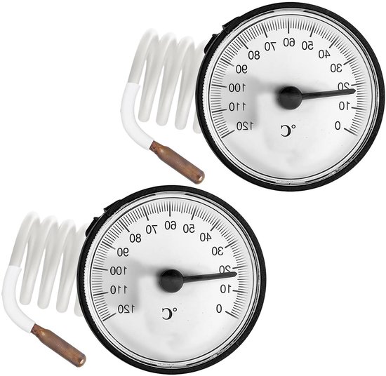 Capillaire temperatuurmeter voor gas en vloeistof - Draagbare thermometer met sensor