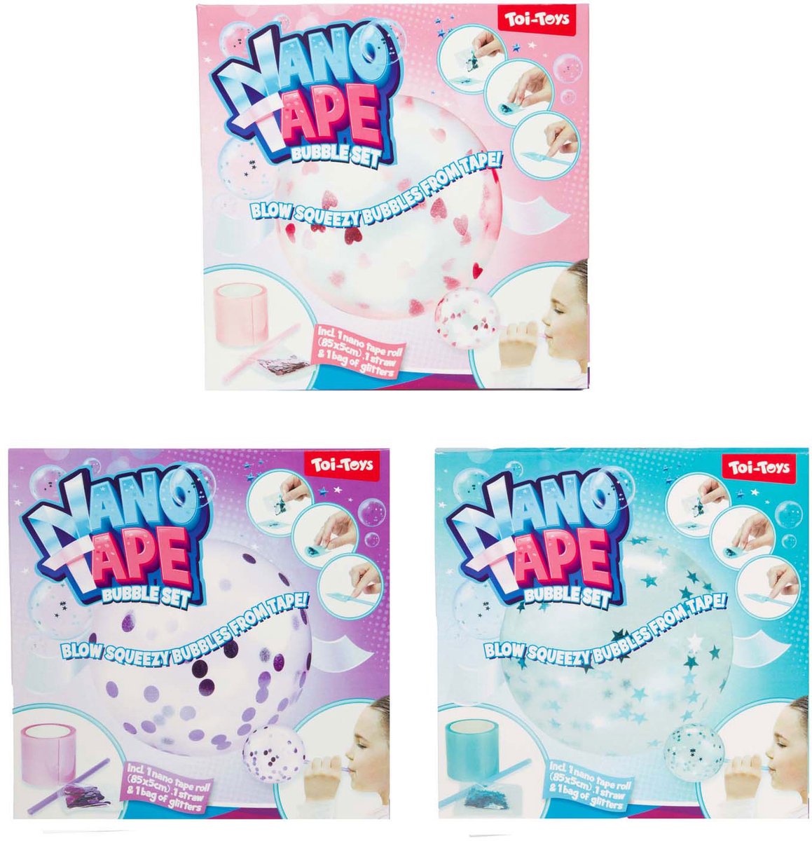 Fun Nano Tape met Glitters