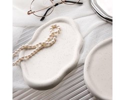 Allecto Plus - Sieradenlade Decoratie Tray voor Sieraden Opslag en Cadeau - Oorbellen Kettingen Schotel voor Bruiloft en Verloving in Hotel en Restaurant