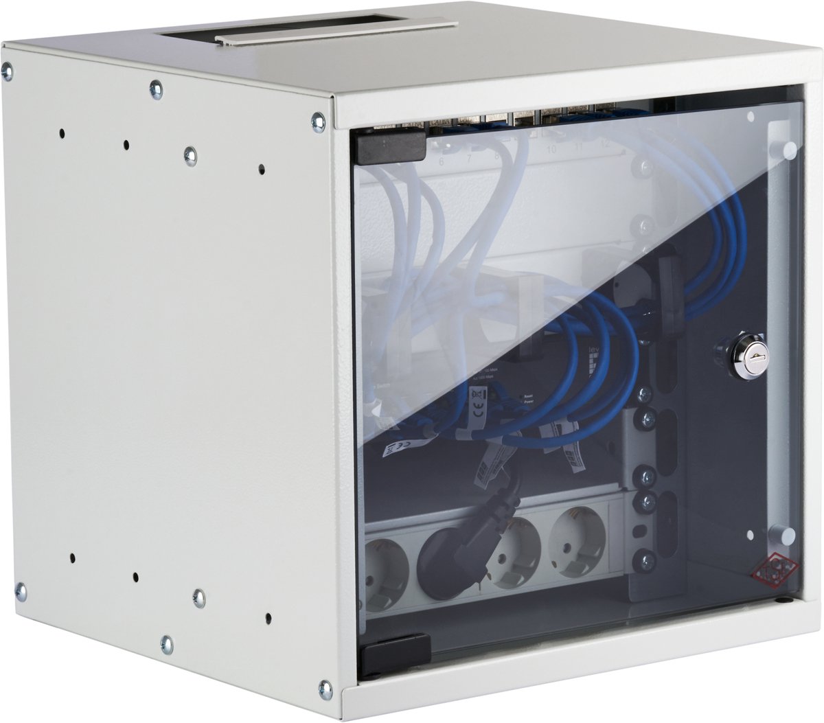 EFB Elektronik WGB-1006GR.30-SET1 rack 6U Wandrek Grijs