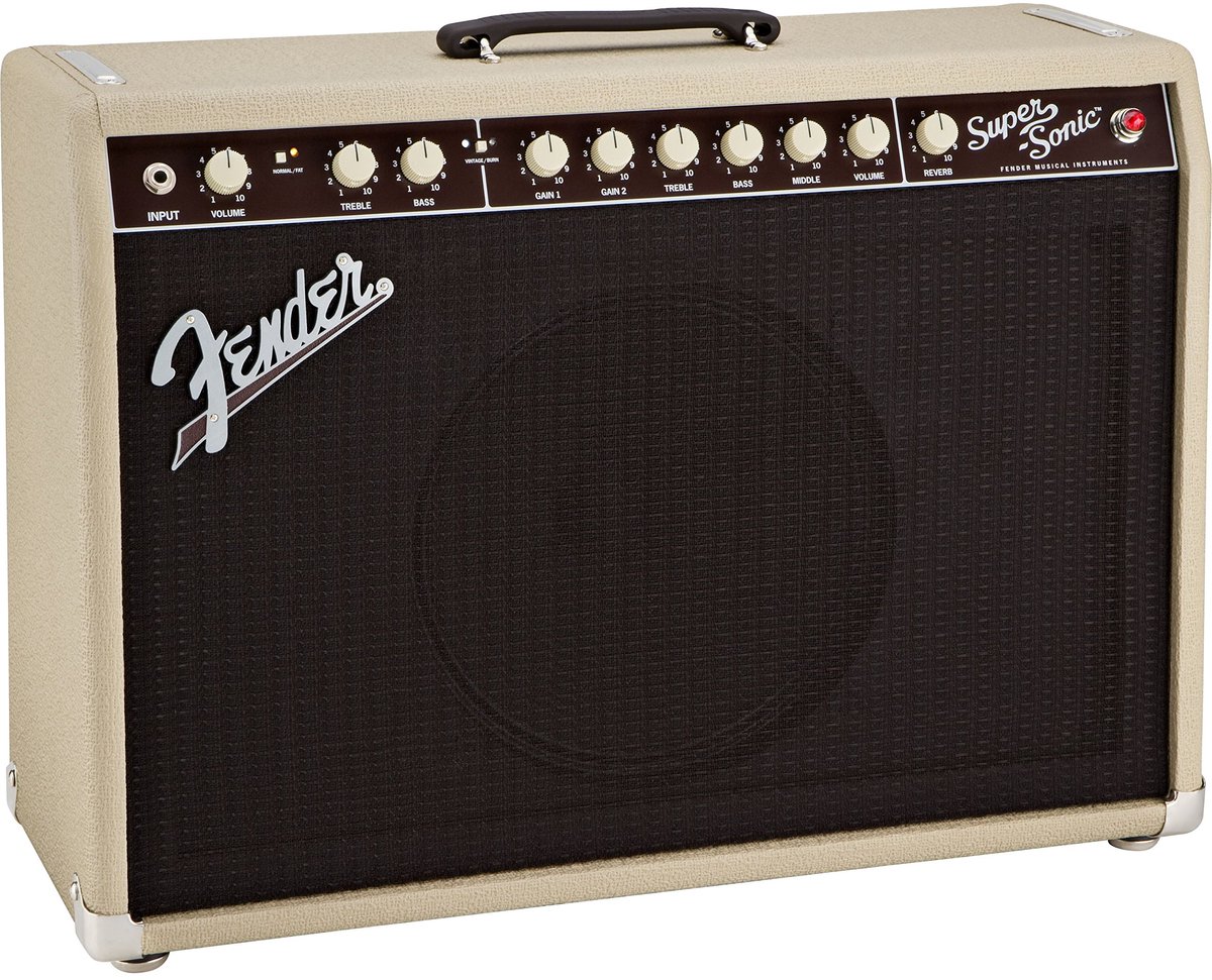 Fender Super Sonic 22 combo BL Blonde - Buizenversterker