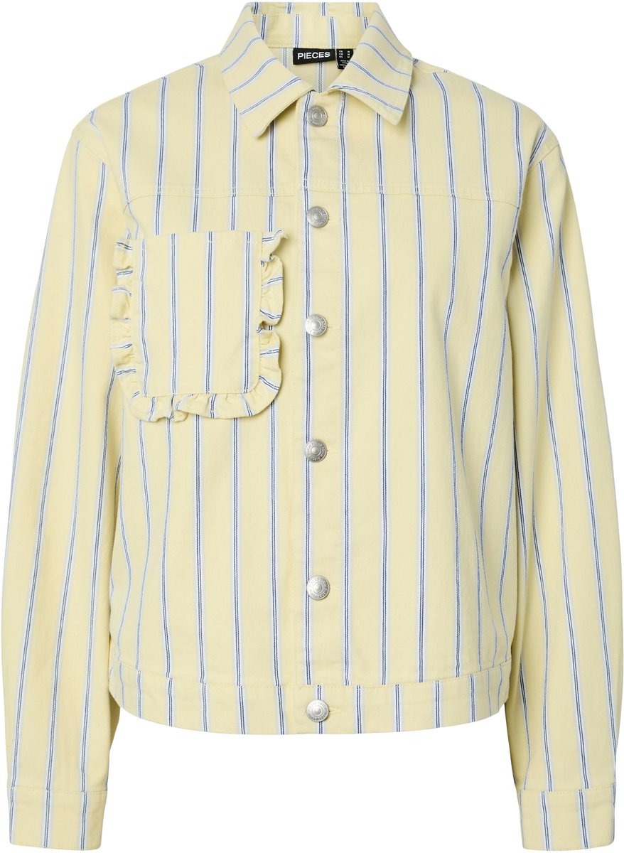 PIECES - PCBILLO LS DENIM JACKET - Meisjes - Blouses