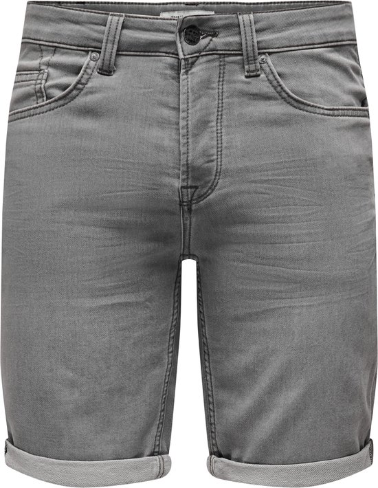 ONLY & SONS - ONSPLY JOG MG 8583 PIM DNM SHORTS NOOS Heren Korte jeans
