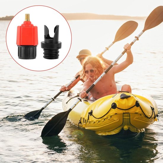 Adapter voor SUP pomp en compressor bord - universeel compatibel voor opblaasbare producten, inclusief mondstukken en connector — afbeelding 3