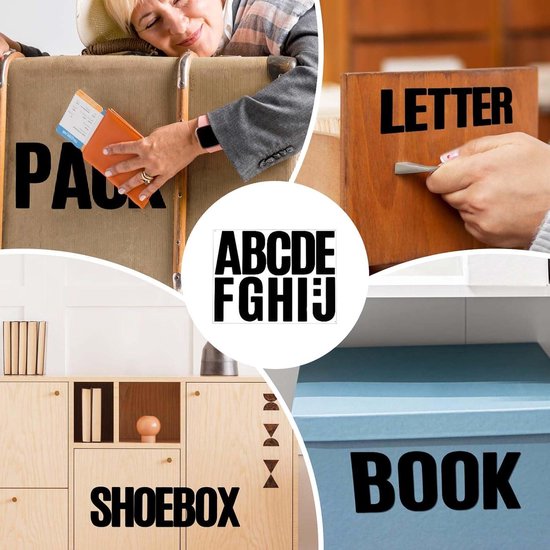 30 vellen zelfklevende letterstickers, vinyl, zelfklevende letters, weerbestendig, alfabetstickers, zelfklevende letters, cijferstickers met 1 pincet voor doe-het-zelf scrapbook, wenskaart, 1