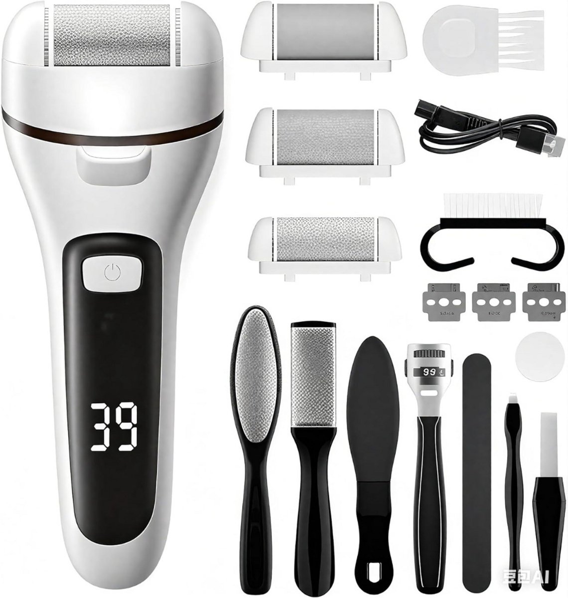 Elektrische Eeltverwijderaar - Pedicureset Electrisch - Voetvijl