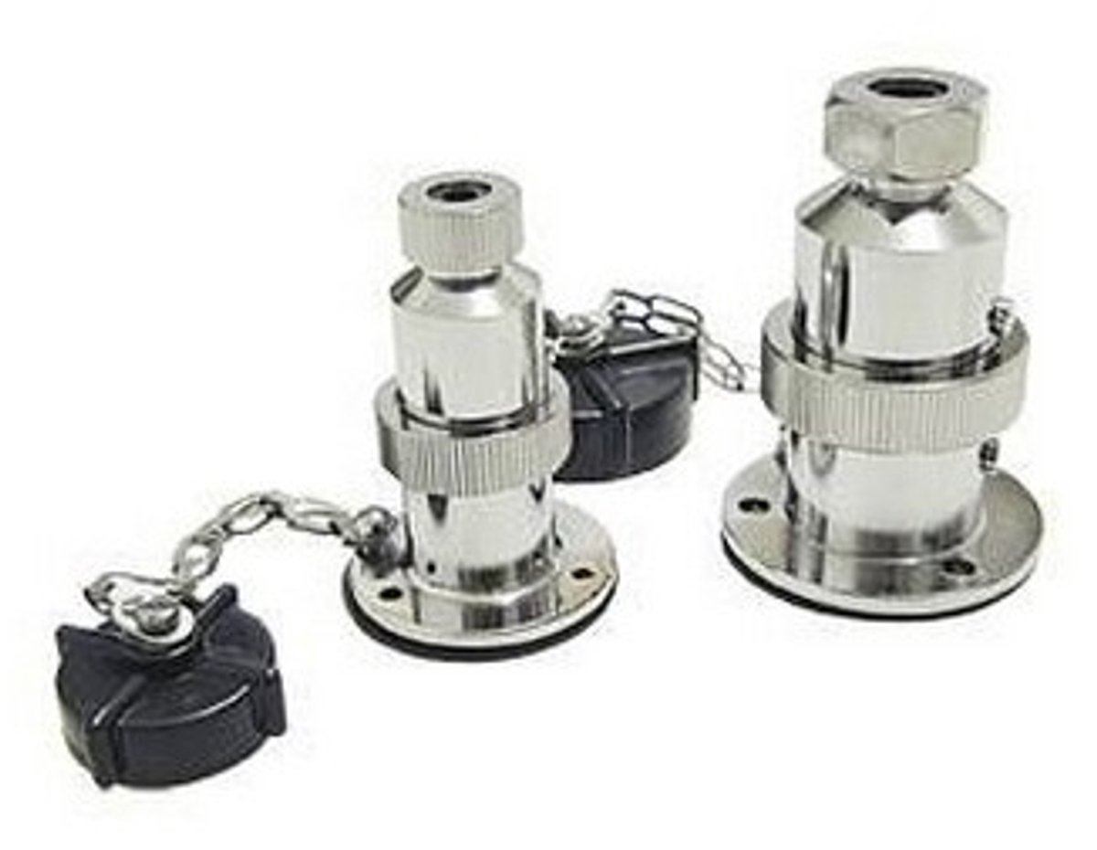 Waterdichte Dek stopcontacten - Stopcontact met Stekker - 4 polig / Stopcontact plus stekker