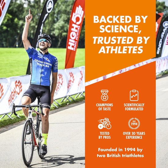 HIGH5 - Isotonic Energygel - Orange smaak - Energie gel - Isotone Sportgel - Harlopen & Wielrennen - 20 x 40ml van High5 — afbeelding 3