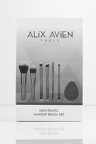 Alix Avien - Mini Travel Makeup Brush Set, Make-Up Kwasten Set, Cosmetica Premium Kwastenset