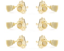 Fame 373KSK Locking Tuners 3+3 Gold - Stemmechaniek voor gitaar