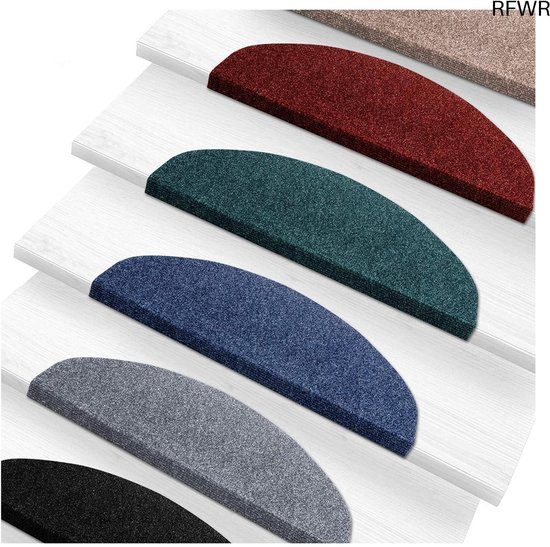 casa pura Textielvezel trapmatten voor binnen, 1 stuk casa pura Textielvezel trapmatten voor binnen, 1 stuk