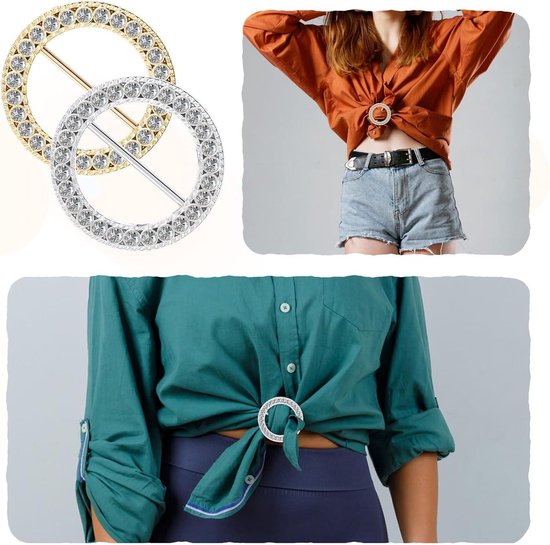 T-Shirt Clip - Blouse Ring Gesp, Kleding Bevestigingshaak | 4 stuks T-Shirt Clip - Blouse Ring Gesp, Kleding Bevestigingshaak | 4 stuks