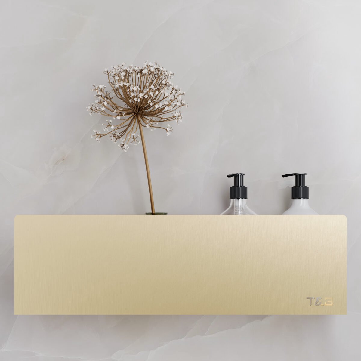 Nortiq T&B badkamerwandplank – T2 medium – goud