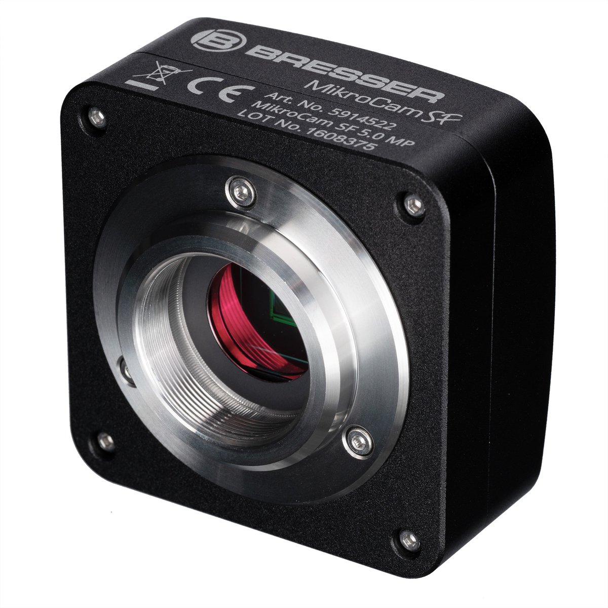 Bresser Microscoopcamera - MikrcoCam - SF 5.0 MP - C-Mount Schroefdraad - Meerdere Oculair-Adapters