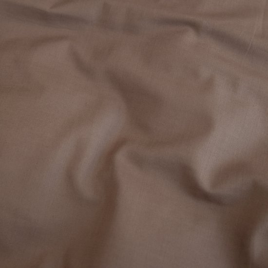 Superieur Dekbedovertrek Twin Face - Creme / Taupe - 100% Katoen - 140x200/220cm Eenpersoons - Warme taupe met creme dekbedset - adembenemend in uitstraling - optimaal ventilerend en ademend van Merkloos — afbeelding 4