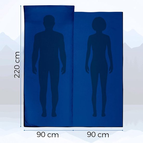RFWR® Lichtsgewicht 2-in-1 Lakenzak en ReisLakens voor 2 Personen - XL Comfortabel en Duurzaam van RFWR — afbeelding 2