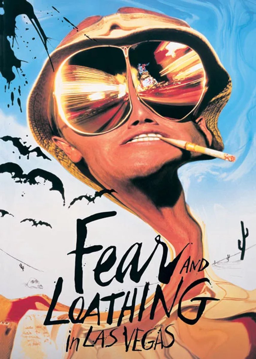 Fear and Loathing in Las Vegas Poster – 91,5 x 60 cm – Cultfilm Wanddecoratie
