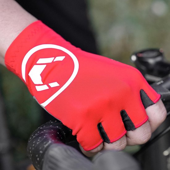 Fietshandschoenen - L - Geschikt voor een handpalmomtrek van 20-22 cm - Geschikt voor een handpalmbreedte van 8,5-9 cm - Geschikt voor fietsen, dagelijkse sporten, enz. - Racehandschoenen met halve vingers - Schokabsorberend, ademend en slijtvast
