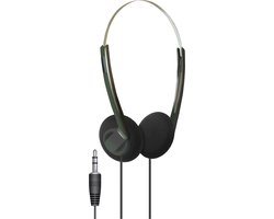 SoundLAB A070DB On‑Ear Bedrade Stereo Budget Hoofdtelefoon – 3,5 mm Jack – Lichtgewicht & Comfortabel – Zwart