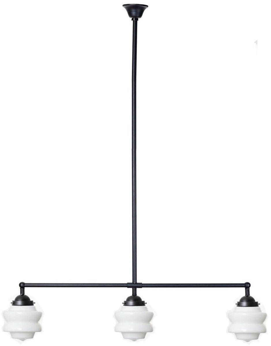 Coloured by Art Moonlight T-lamp 3 lichts Small Top - Art Deco Trade Zwart