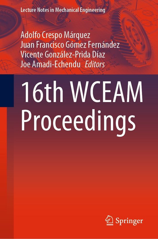 Lecture Notes in Mechanical Engineering- 16th WCEAM Proceedi ... - cover
