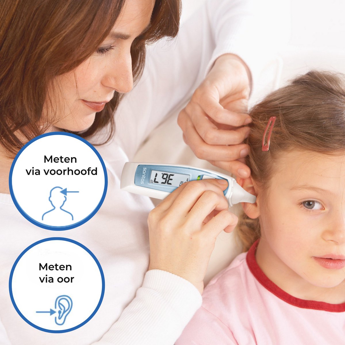 Beurer FT 65 Infraroodthermometer – Voorhoofd-, Oor- & Objectmeting – Digitale Koortsthermometer – Baby & Volwassene - LED Koortsindicator – 10 Geheugenplaatsen – Meting in Seconden – Groot Display – Medisch Gecertificeerd – Incl. Batterijen – Wit — cadeau in Cadeau-ideeën - foto 3