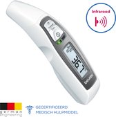 Bol.com Beurer FT 65 Infraroodthermometer – Voorhoofd- Oor- & Objectmeting – Digitale Koortsthermometer – LED Koortsindicator – ... aanbieding