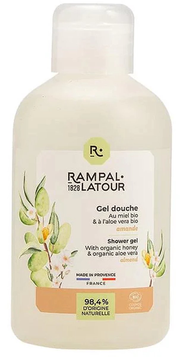 Gecertificeerd biologisch Douchegel en shampoo Amandel – gevoelige haar en huid – 250ml – Cosmos Organic