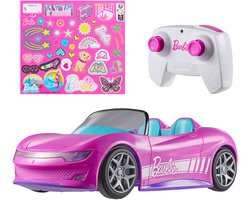 foto van Hot Wheels Barbie Cabriolet met Afstandsbediening - Speelgoedvoertuig