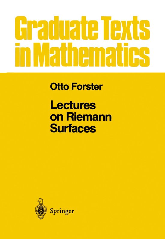 Lectures On Riemann Surfaces - cover