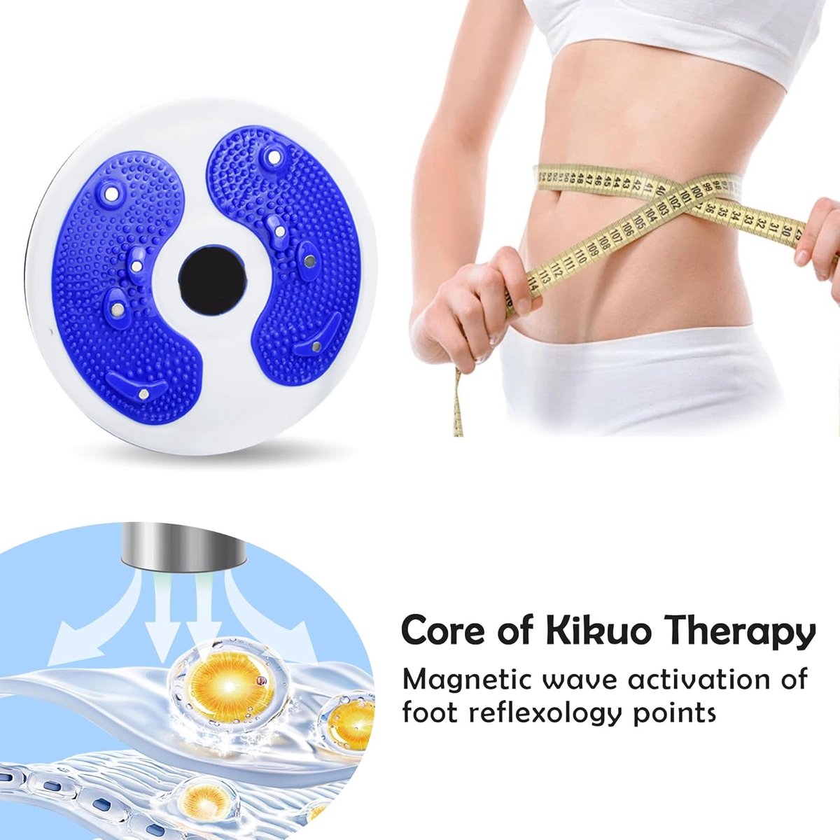 Afbeelding 2 van Beentrainer - Taille Twister Schijf - Taille-draaien voor fitness- Twist Waist Disc Board Balance Boards-taille-afslanken met buikmachine- buiktrainingsmachine