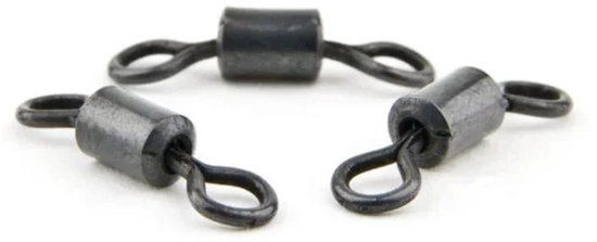 Fox Edges Micro Rig Swivels - 20st - Zwart van Fox — afbeelding 2