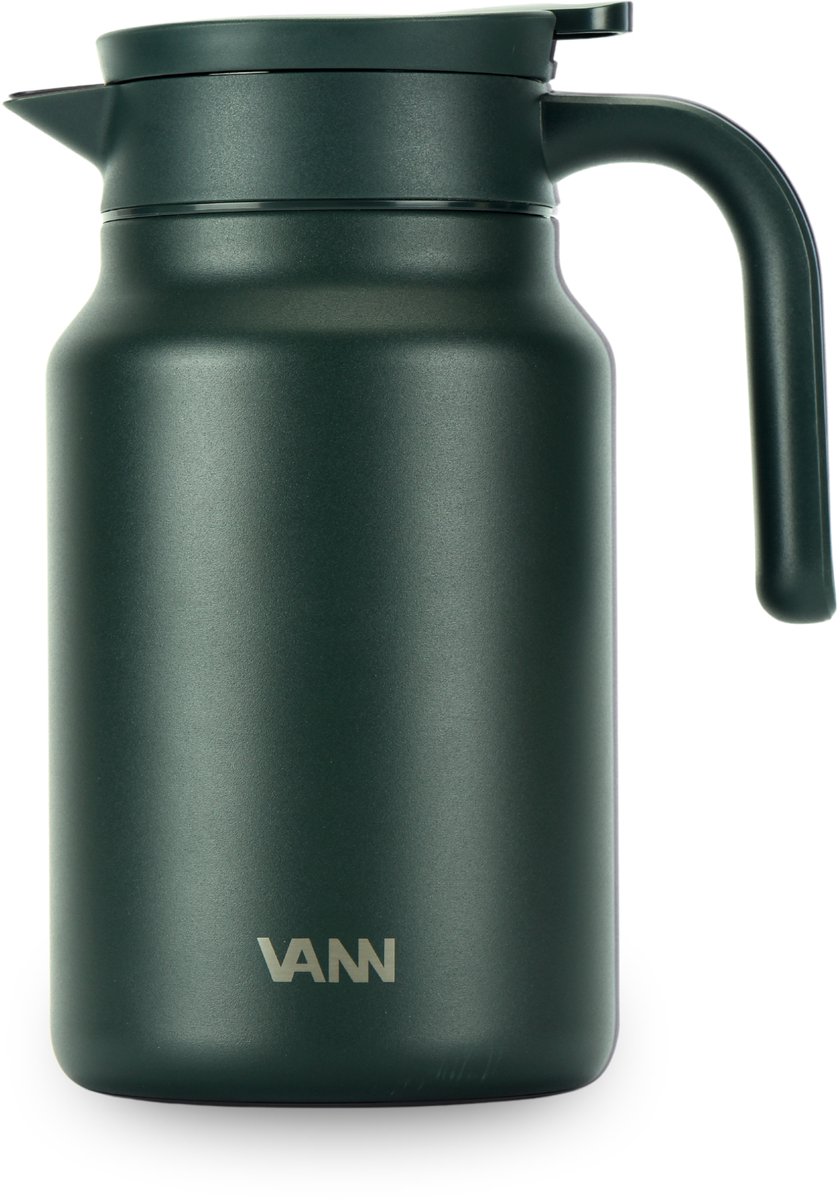 VANN 3-wandige RVS thermoskan 1.5 liter Dark Forest Green