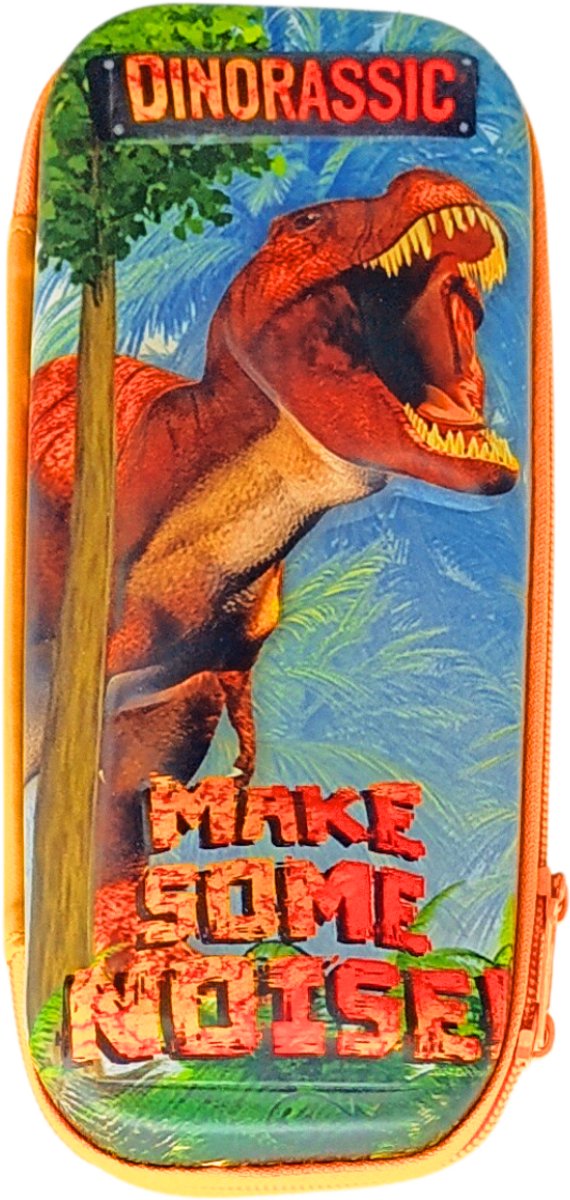 Dinorassic Etui Potloten en Pennen - Make Some Noise Schooletui