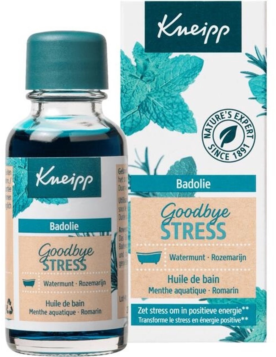 Goedkoopste Kneipp Goodbye stress badolie - 20ml - travel - reizen - watermunt rozemarijn