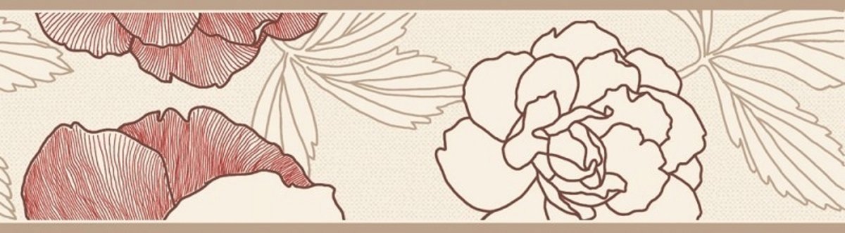 bloemen behangrand borte border bordure borta rand