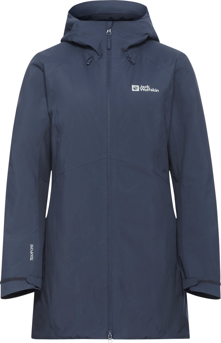 Jack Wolfskin Heidelstein Insulated Winterjas Dames Midnight Sky