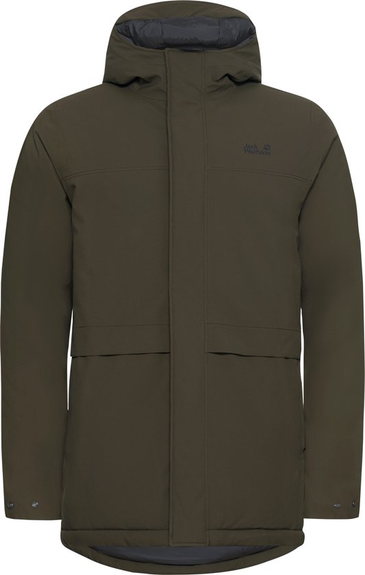 Jack Wolfskin COLD CAMP COAT M Heren Outdoorjas - obsidian moss