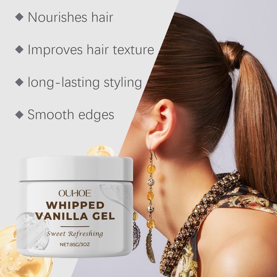 Hydraterende Vanille Gel voor Lui Haar