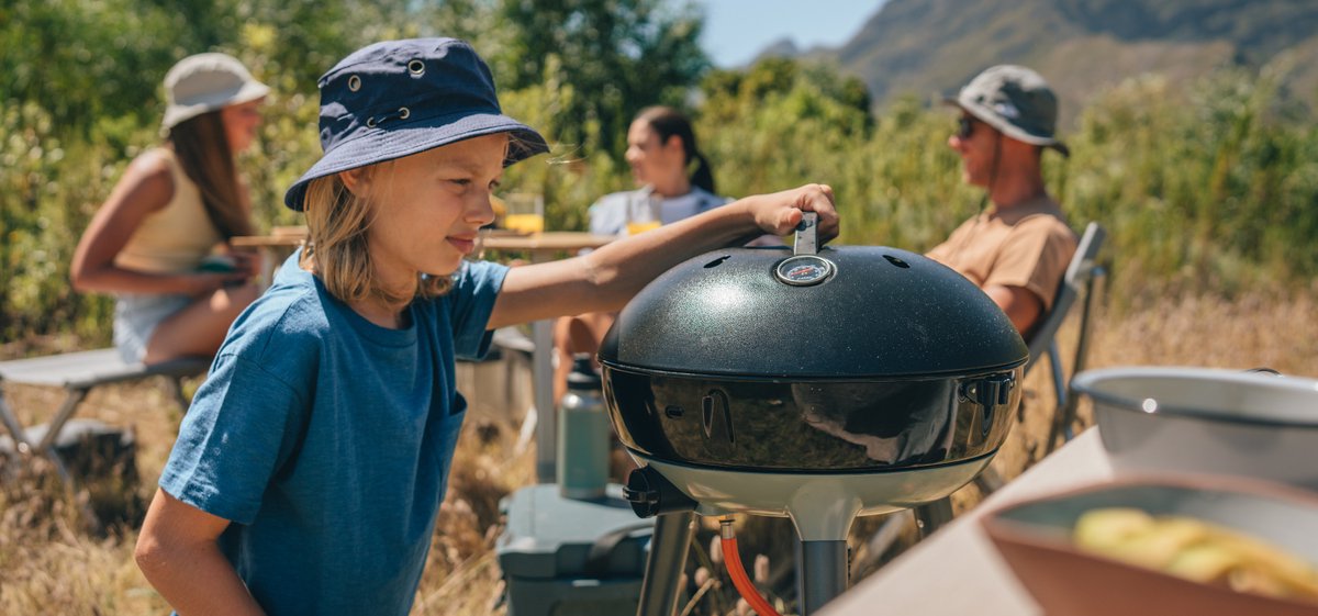 CADAC Dometic - Carri Chef 40 BBQ / Paella Pan - Portable Gasbarbecue - Ideaal voor kamperen, balkon, terras - Met draagtas — cadeau in Sport & Outdoor - foto 4