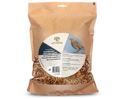 Insectenmix Utopia - Gedroogde Meelwormen, Vlokreeftjes, Maden - 500 Gr Natuurlijke Vogelvoeding