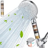 BOTC Douchekop met Hoge druk en Filter - Model: T018 - douchekop regendouche - 7 Sproeistanden - Waterbesparende - Zliver