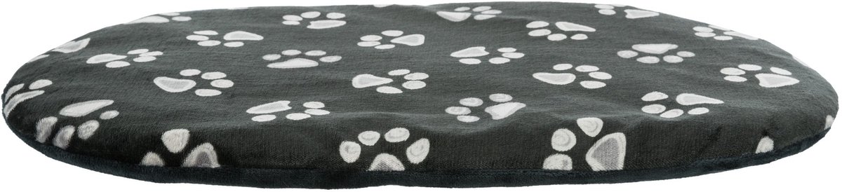 Trixie - Hondenkussen Jimmy Ovaal Zwart Met Pootprint