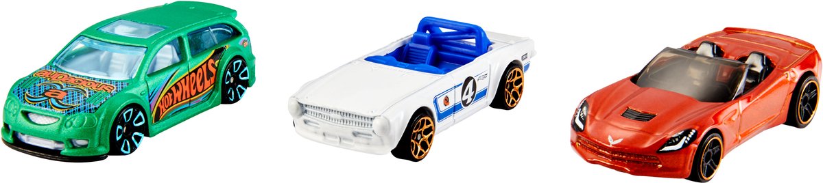 Hot Wheels Diecast 3 pak autoset — afbeelding 7