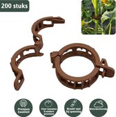 BUGUUYO Lot De 10 Clips De Fixation En Plastique Résistants Aux Intempéries Pour Plantes De Jardin, Supports Pour Tiges De Tomates, Faciles à Utiliser