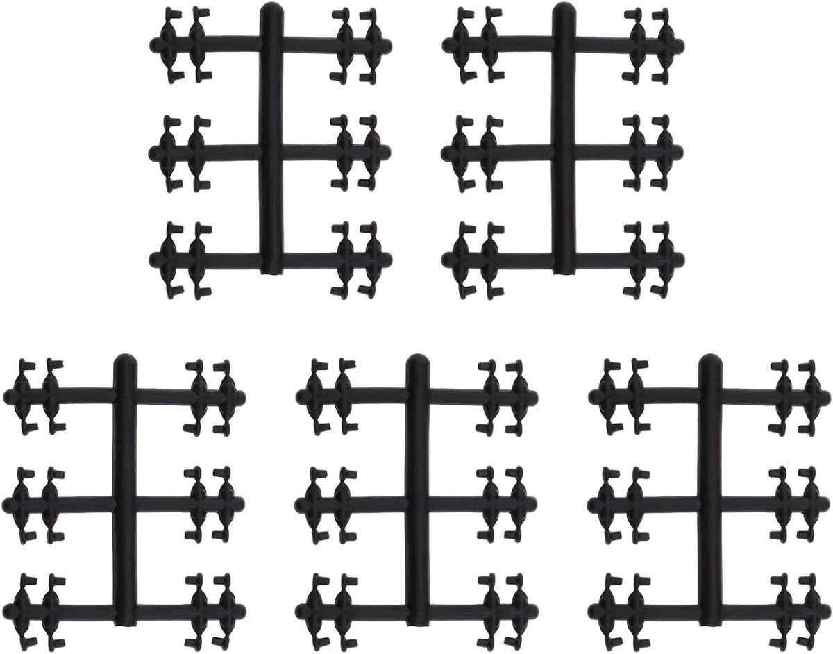 Allecto Plus - 120 stuks Vishaak Stoppers Karper Vissen Tackle Haar Rig Stoppers Aas Houder Boillie Stopper Buffer Vishaak Accessoires.