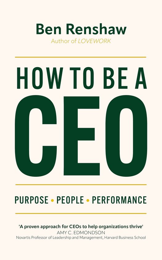 How To Be A CEO - cover